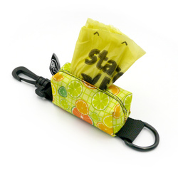 Pouch for poop bags Lemonade Psiakrew
