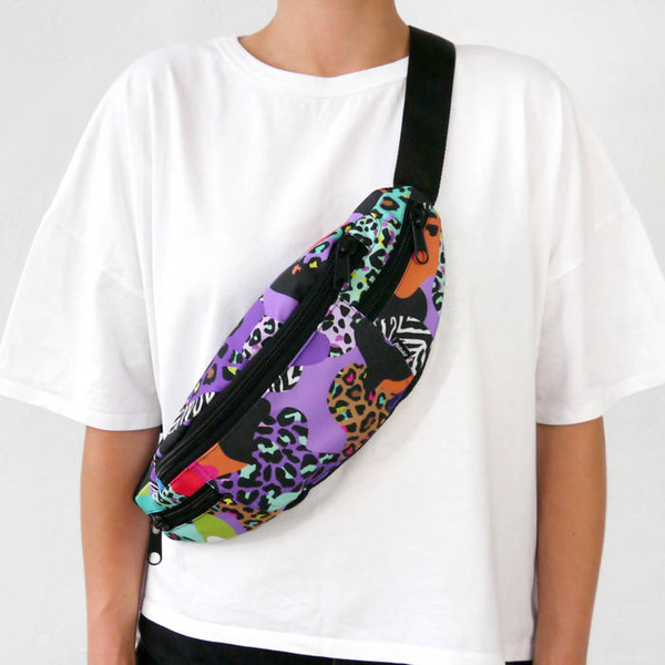 Bauchtasche Hüfttasche Crazy Leopard Psiakrew