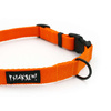 Orange Collar for dog Psiakrew, 2 cm 0.78"  wide, for smaller dogs