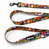 Dog Leash Winter is Coming Psiakrew width 2.5 cm, 1"  wide, black snap hook 6 cm