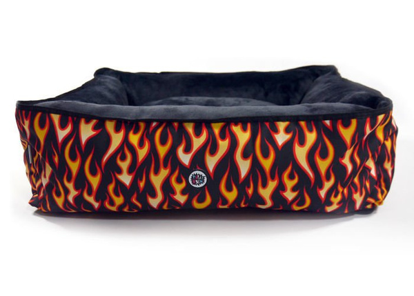 Bed for dog, Bedding for pets, Dog On Fire, Psiakrew Design