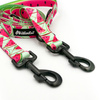 Dog Leash Watermelon width 2.5 cm, 1" wide, big black snap hook
