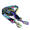 Dog Leash- Terrazzo width 2.5 cm, 1"  wide, holo snap hook 8cm, Psiakrew