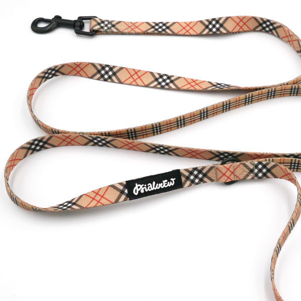 Walking leash for Dog Dogberry Psiakrew, width 1,5 cm, black snap hook 6 cm