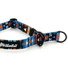 Half-Choke-Halsband Sorry Winnetou, 2 cm breit, für kleine Hunde, schwarze Accessoires
