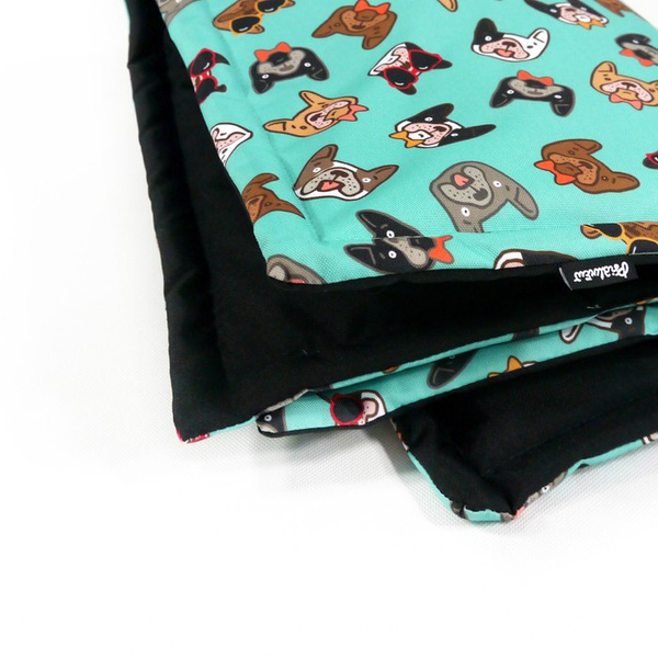Waterproof Mat for the dog, puppy, cat, French Bulldogs Psiakrew Design