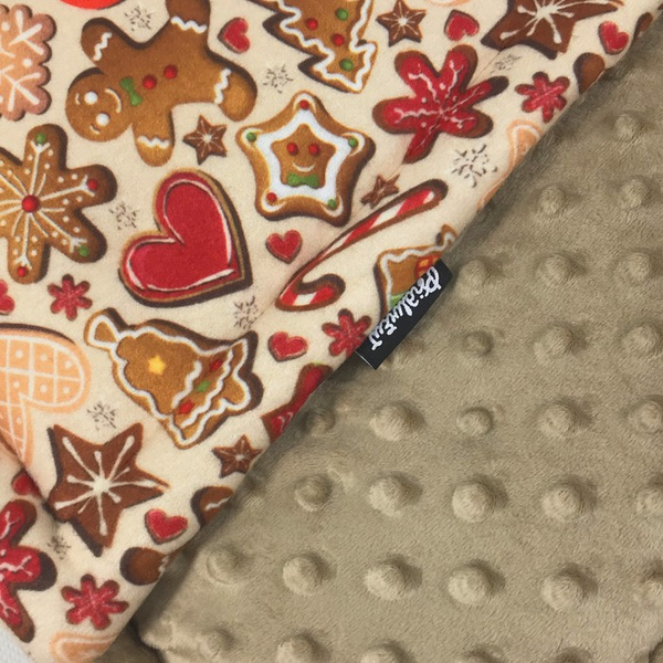 Mat Plaid Blanket for the dog Cinnamon Gingerbreads Psiakrew Design