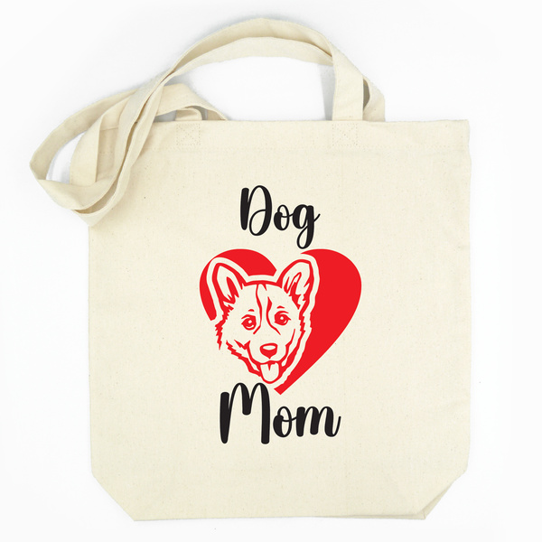 Personalizowana Torba bawełniana Psiakrew Pies Welsh Corgi Pembroke + dowolny tekst 