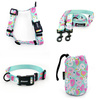ACCESSORY KIT. Medium dog. Psiakrew Azure Pool Series; Collar, Harness, Leash, Sachet for dog treats