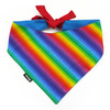 Premium Dog Bandana Rainbow handkerchief style to tie around your pet’s neck