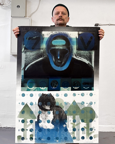 Litografia barwna TELEWIZYJNY KURS PROJEKTOWANIA OGRODÓW WG DAMIANA OMENA Krzysztof Świętek