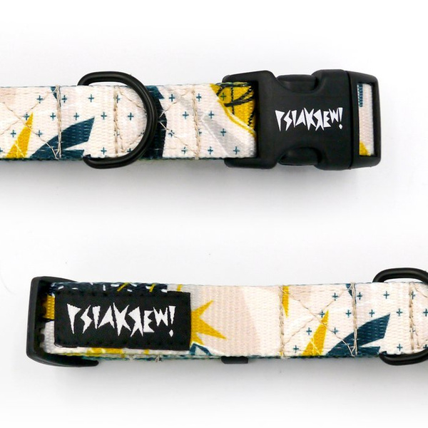 Dog Collar Psiakrew Rainy Spleen, 2 cm 0.78" wide, for small dogs, black extras