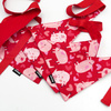 Dog Bandana Piggy in Love Psiakrew handkerchief style to tie around your pet’s neck