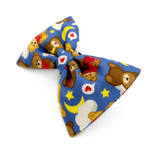 Dog Bow Tie Teddy Bear Psiakrew, Pet Bow Tie, Bowtie, Collar Attachment