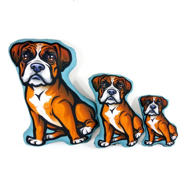 Boxer Hundekissen Psiakrew Kuscheliges Maskottchen Plüschtier