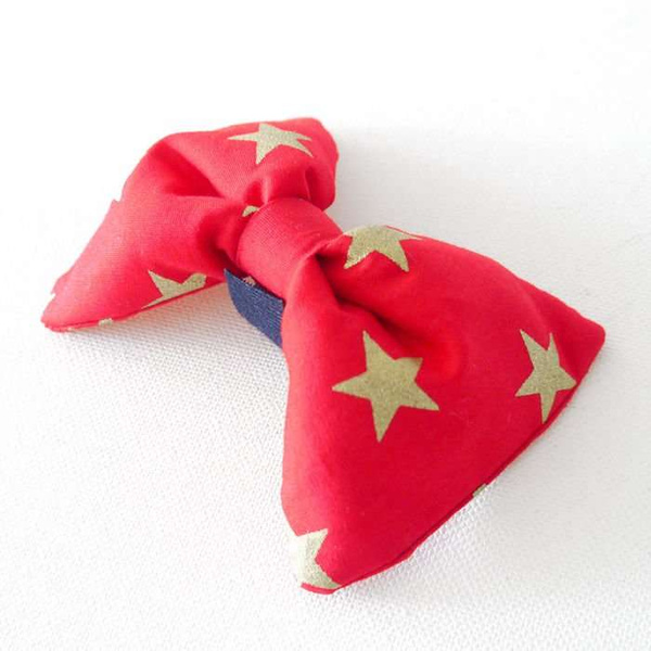 Dog Bow Tie, gift for dog, Pet Bow Tie, Bowtie, Collar Attachment, model Gwiazdor