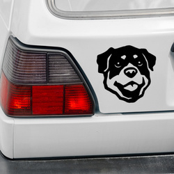 Rottweiler Psiakrew dog car sticker for light car bodies