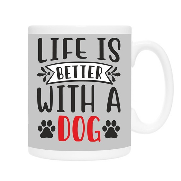 Kubek dla Psiarza Pit Bull Terrier Life is Better with a Dog Psiakrew