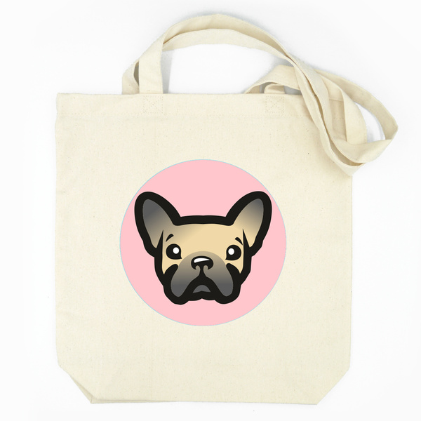 Cotton Tote Bag Psiakrew French Bulldog Dog