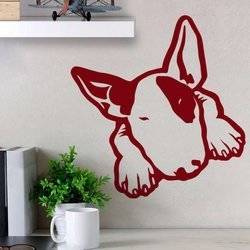 Wall decal Dog -Sweety Bull Terrier- wall decoration Baby Room Dog Lovers gift idea