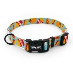 Dog Collar Psiakrew Doggy Foodie, 2 cm 0.78" wide, for smaller dogs