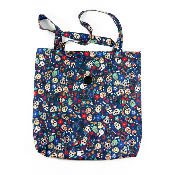 Large Shoulder Bag Dia de los Muertos Psiakrew