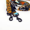 Dog Leash Wild Animals width 2.5 cm, 1"  wide, snap hook black 6cm