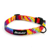Obroża dla Psa Regulowana Tie Dye Psiakrew, szer. 2 cm, mały pies, okucia czarne