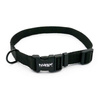 Black Collar for dog Psiakrew, 2 cm 0.78" wide, for smaller dogs