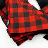 Lumberjack Psiakrew Bandana, gebundenes Taschentuch, Baumwollschal