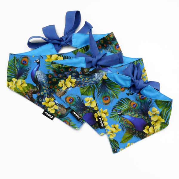 Peacock's Eye Psiakrew Bandana, gebundenes Taschentuch, Baumwollschal