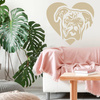 Boxer Love Dog wall decal Psiakrew