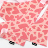 Dog bandana Pink Love Psiakrew valentine's day handkerchief style to tie around your pet’s neck