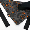 Halloween Gruseliges Hundehalstuch, gebundenes Taschentuch, Baumwollschal