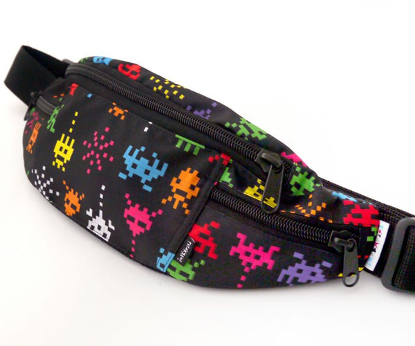 Fanny Pack Hip Bag Invaders, Bum Bag Psiakrew