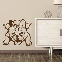 Wandtattoo Hund Frenchie Knödel Wanddekoration für ein Kinderzimmer für einen Hundeliebhaber