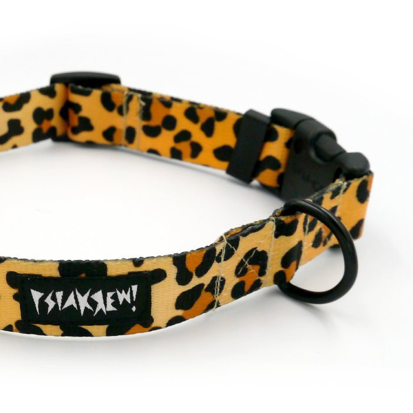 Dog Collar Psiakrew Tarzan 2.5 cm, 1" wide, black extras