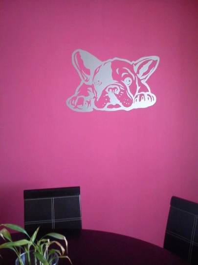 Wall decal Dog -French Bulldog Dreamer- wall decoration Baby Room Dog Lovers gift idea