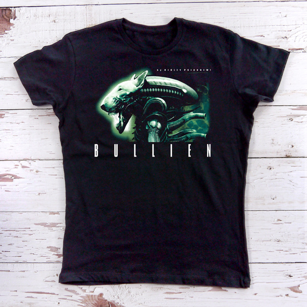 Psiakrew women's short-sleeved T-shirt Bull Terrier BULLIEN