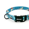 Dog Collar Psiakrew Shark 2.5 cm, 1"  wide, black extras