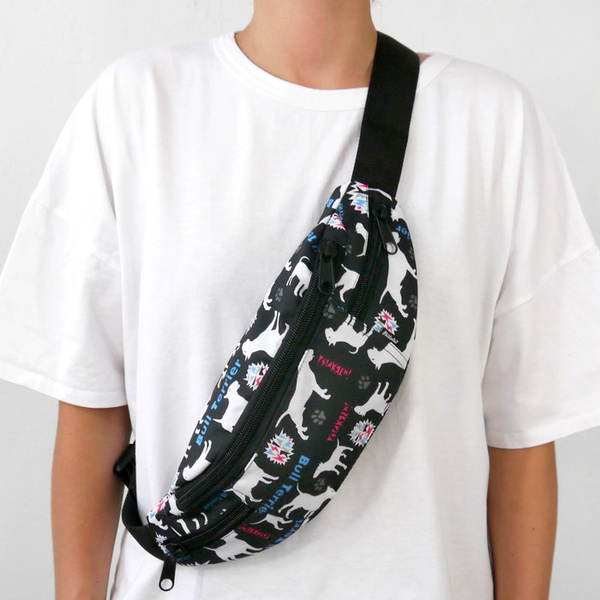 Fanny Pack, Hip Bag Bull Terrier, EBT Dogs Bum Bag, dog walking bag Psiakrew