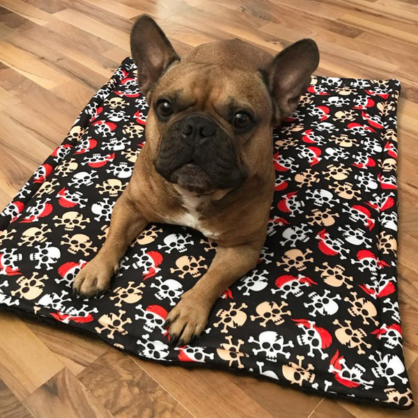 Premium Mat Plaid Blanket for the dog, Pirates Psiakrew Design