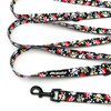 Long Dog Leash Pirates Psiakrew width 2 cm (0.78"), black snap hook 6 cm