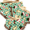 Psiakrew dog bandana, tied handkerchief, Christmas motifs Yam, pompoms