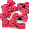 Checkered bow tie for a dog, elegant classic bow Psiakrew