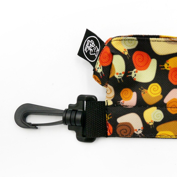 Pouch for poop bags Snail Family Psiakrew