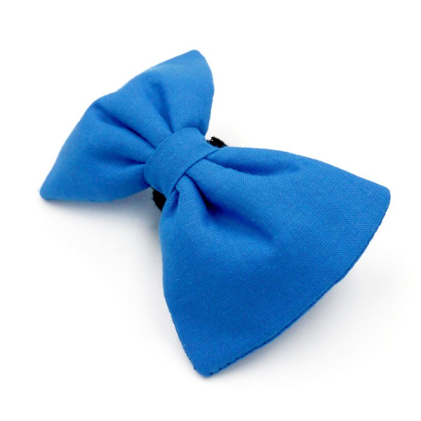 Dog Bow Tie Azure, Pet Bow Tie, Bowtie, Collar Attachment