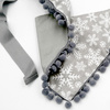 Dog Bandana Snowflakes handkerchief style to tie around your pet’s neck