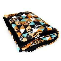 Kocyk dla psa Wild Animals, mata, pled polar Minky