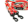 Long Dog Leash Fruit Jelly Psiakrew width 2 cm (0.78"), black snap hook 6 cm